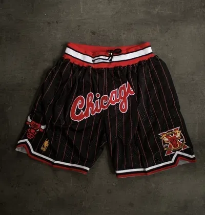 Short Nba Chicago Bulls Black And Red