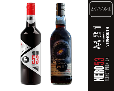 COMBO FERNET NERO 53 PREMIUM + M81 VERMOUTH ROSSO