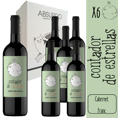 CAJA ABSURDO - CONTADOR DE ESTRELLAS CABERNET FRANC