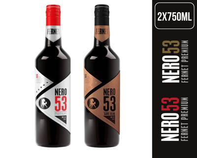 COMBO FERNET NERO 53 PREMIUM + FERNET NERO 53 BARREL BLEND