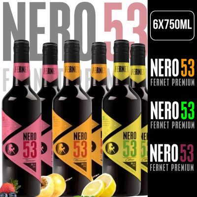 COMBO FERNET NERO 53 MIX SABORIZADOS