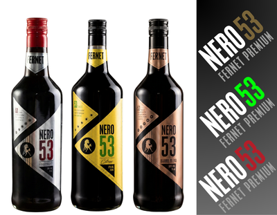 COMBO FERNET NERO 53 PREMIUM + FERNET NERO 53 CITRUS + FERNET NERO 53 BARREL BLEND