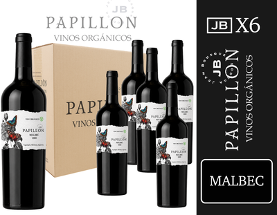 CAJA BODEGA PAPILLON - MALBEC ORGANICO