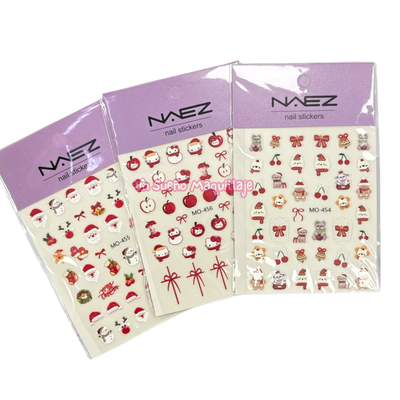 Stickers Versión Navidad Kitty x Unidad