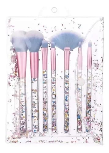Set Brochas x7 con glitter