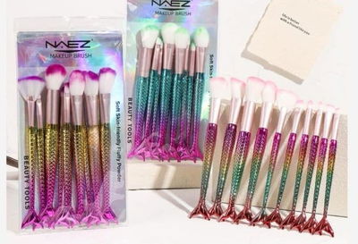 Set brochas cola sirena x10