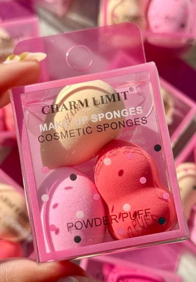 Mini Esponja maquillaje x3