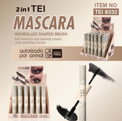 Mascara 2 cepillos Tei