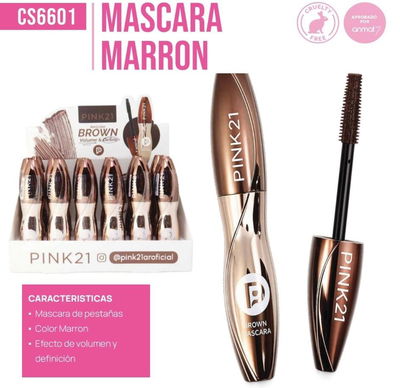 Mascara de pestañas Marron Pink 21
