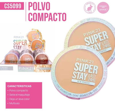 Polvo compacto  Super Stay Pink 22