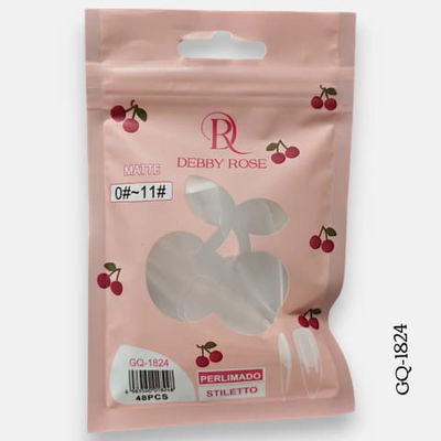 Tips stiletto prelimados x48 Debby Rose 