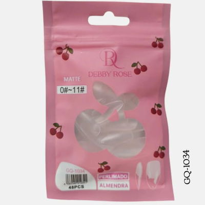 Tips almendra prelimados x 48 Debby Rose