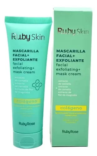 Mascarilla facial exfoliante Rube Rose