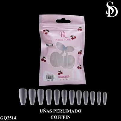 Tips coffin prelimados x48 Debby Rose 