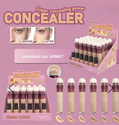 Corrector con esponja aplicadora Rimera Quince