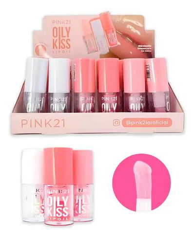 Lip oil Oily Kiss pink 21
