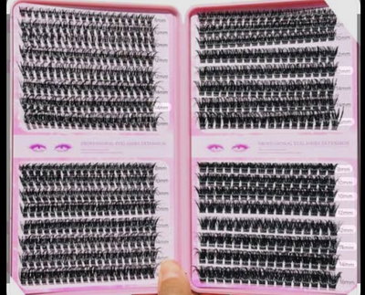 Pestañas en libro 40, 60, 80 y 100D del 8 al 16mm