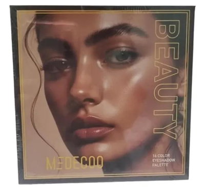 Sombras 16 tonos Medecoo negro