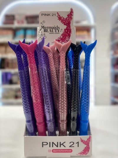 Delineador fibra Mermaid colores Pink 21
