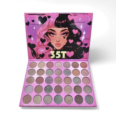 Sombras 35 tonos Kirsche rosa negro