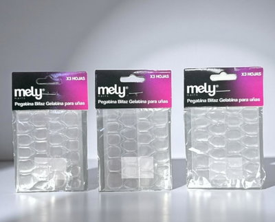 Pegatina doble faz para press on Mely
