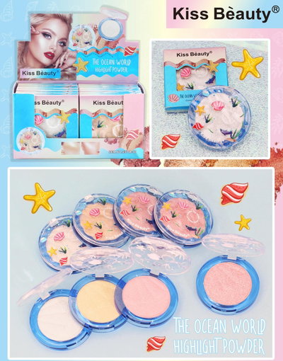 Iluminador polvo Kiss Beauty