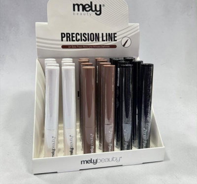 Delineador liquido Mely blanco/negro/ marron