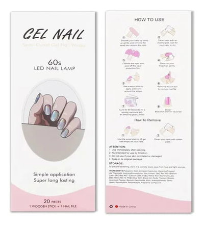 Gel nail wraps (esmalte semi curado)