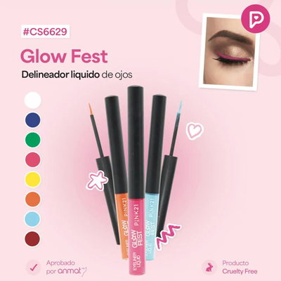 Delineador liquido colores Pink 21 