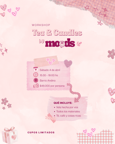 Tea & Candles 💖 Workshop