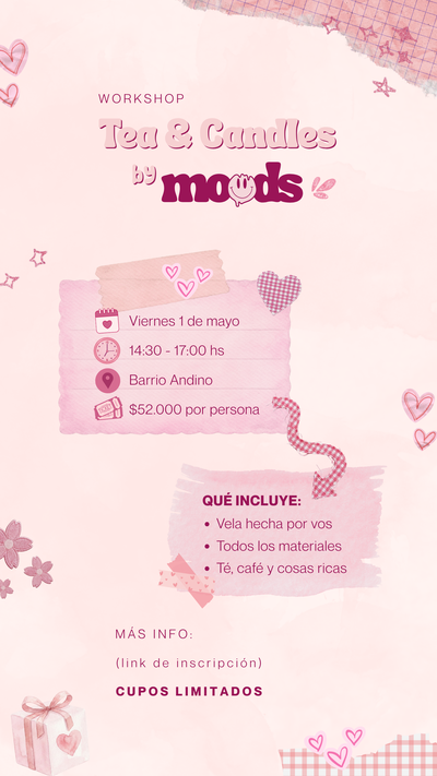 Tea & Candles 💖 Workshop