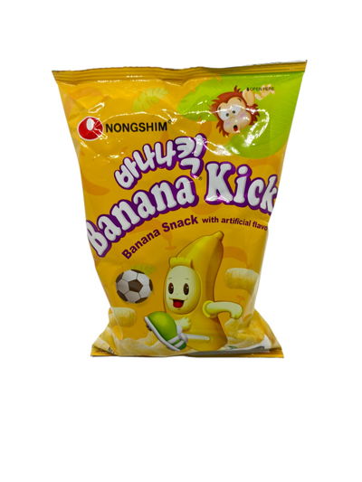🍌 Snack coreano Banana Kick – Nongshim