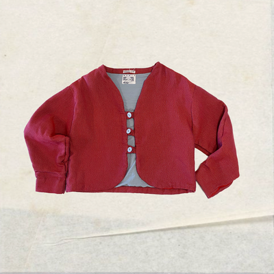 campera globo rosa