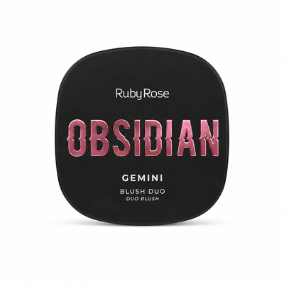 Rubor Obsidian Gemini Blush Duo Ruby Rose