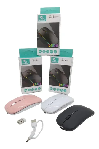mouse inalambrico colores aleatorios