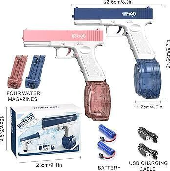 pistola de agua recargable doble repuesto