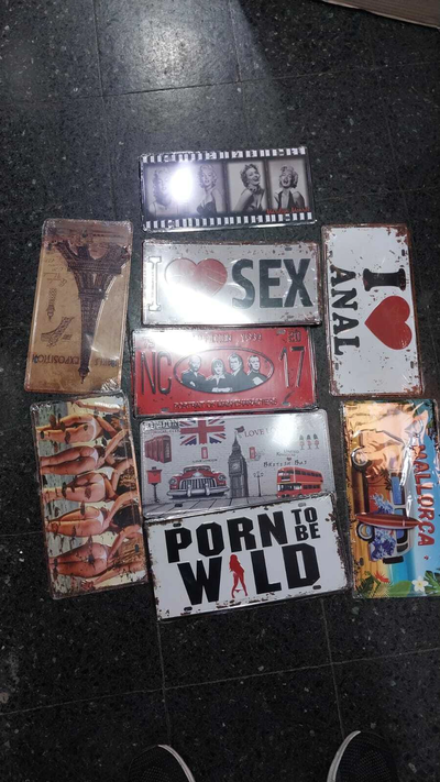 CHAPA DECORATIVA 30 X 15 CM