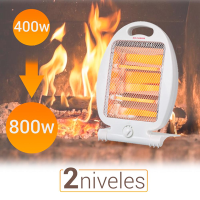 estufa 2 velas 2 nivelas 800wts