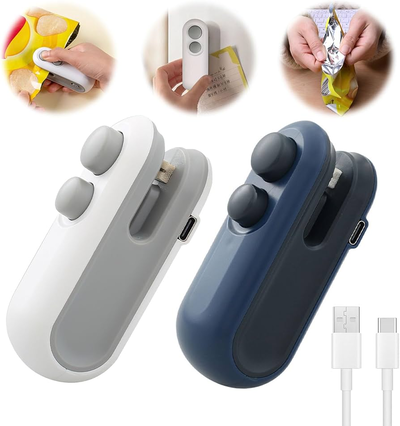 mini sellador bolsa recargable