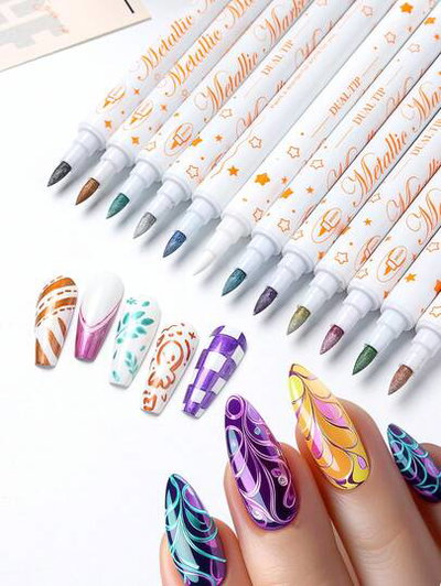 12 marcadores para uña