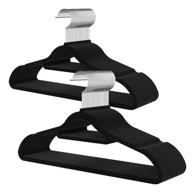 pack perchas x 20  negra 