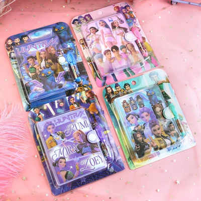 mini anotador con lapicera  k pop