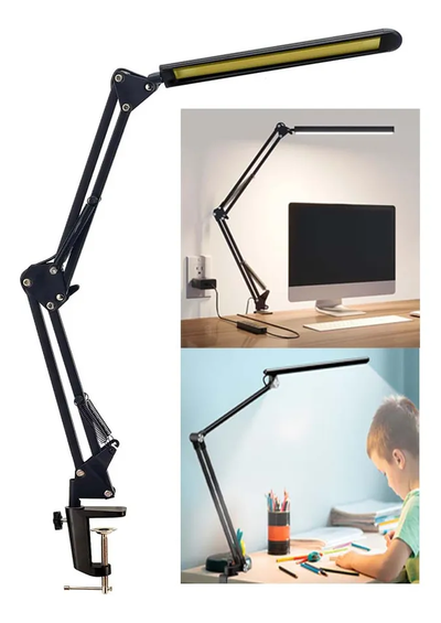 luz para escritorio articulada 