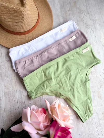 Pack X3 COULOTLESS algodon Art 642 brigitte