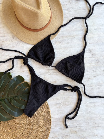 Bikini tulum texturada