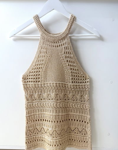 Art.442- Musculosa de Hilo Lurex Calada