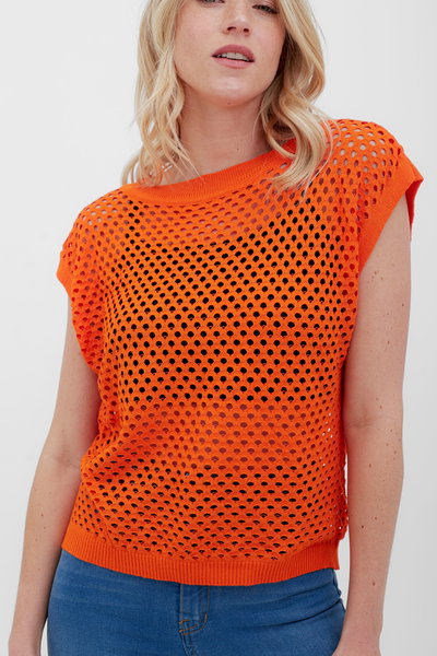 Art.063- Remera Clásica Calada de Hilo Lycra