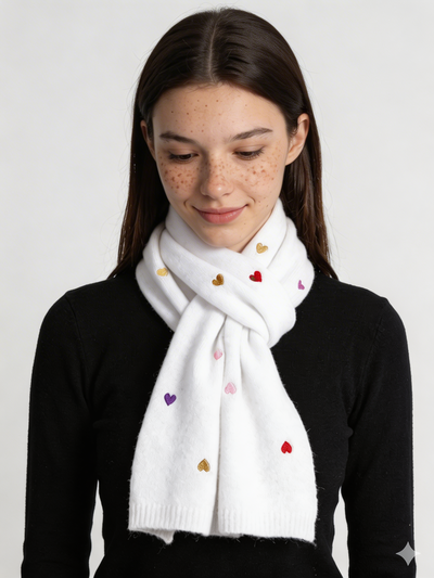 Bufanda corazón