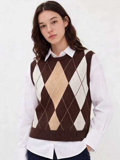 Art.657 |Chaleco con rombos