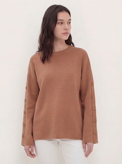 Art.655 | Sweater Oversize con botones en las mangas